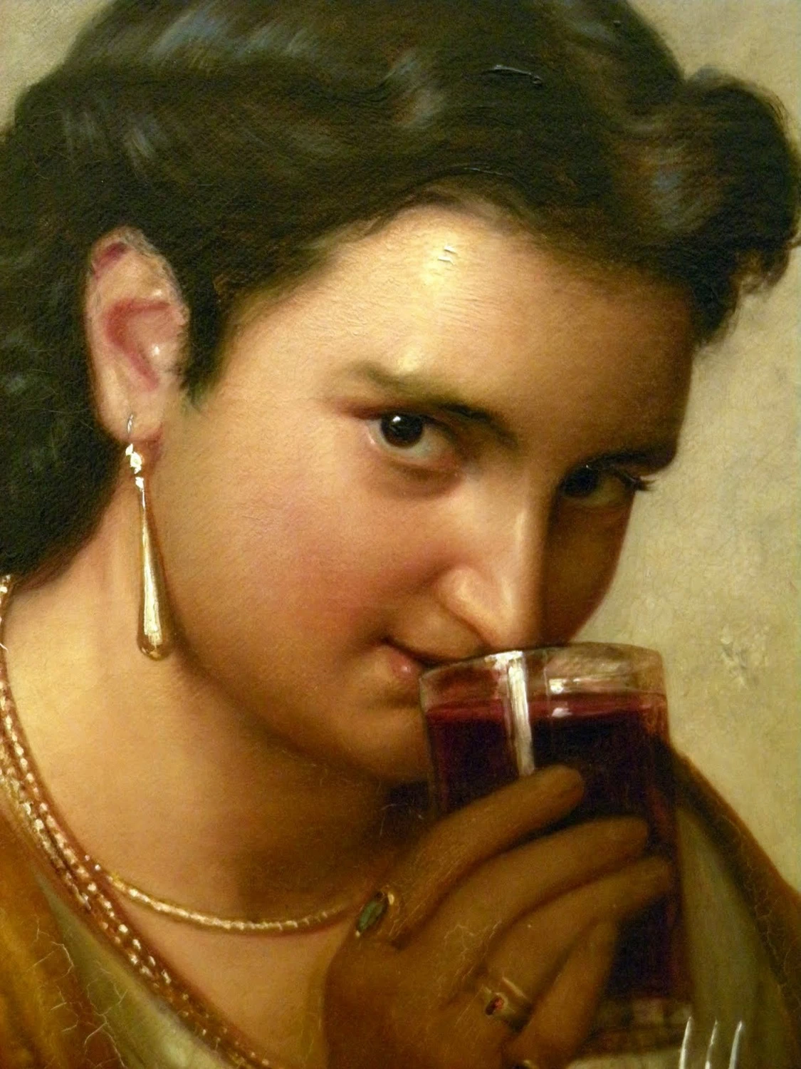Da un'osteria romana, 1886 - Statens Museum for Kunst, Copenhagen, dettaglio